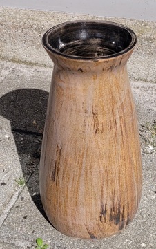 Keramik: vase trælook